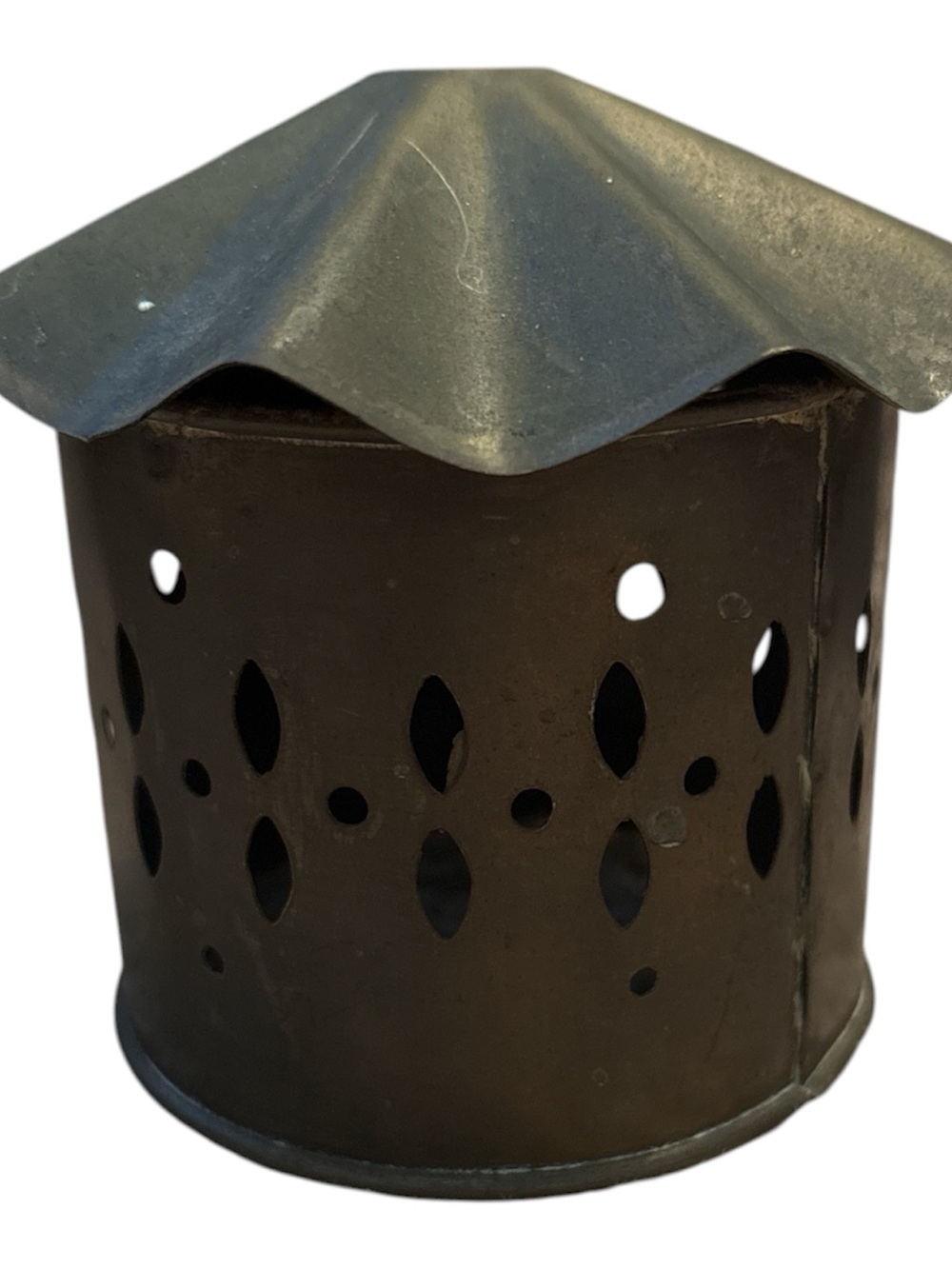 Vintage Metal Tea Light Lantern - Home Accents